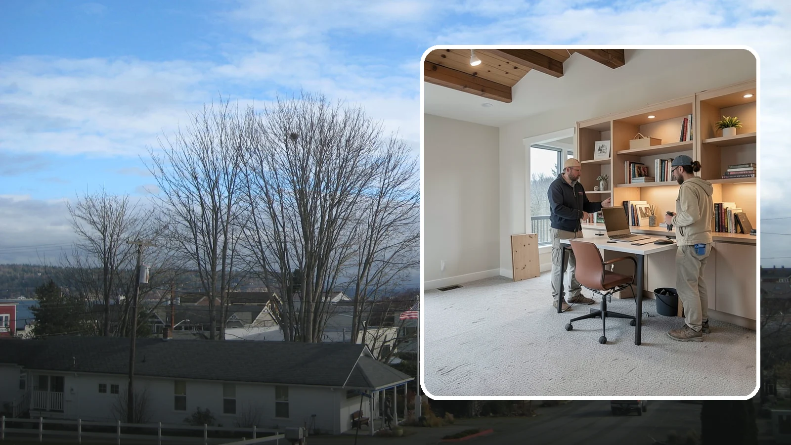 Den Remodeling in Langley, Island County, WA - We remodel dens into warm, versatile retreats for reading, working, or unwinding.