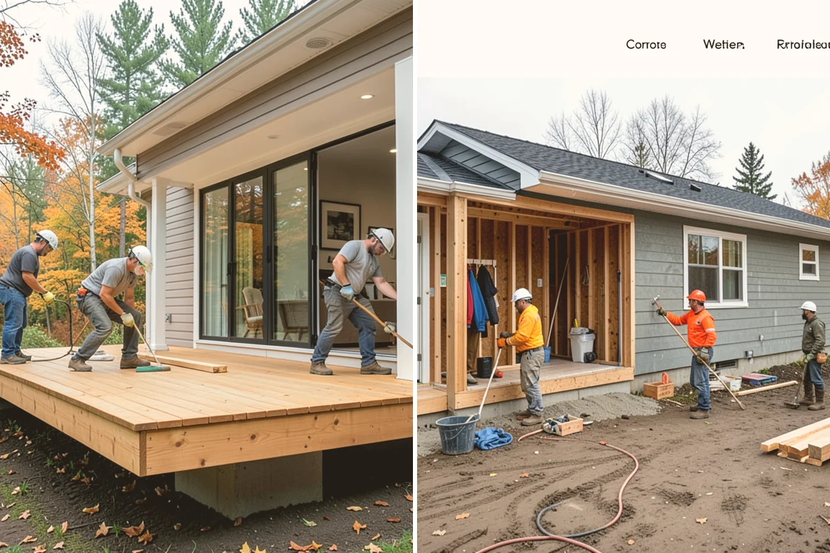 Den Remodeling in Langley, Island County, WA - We discuss how you want the den to function