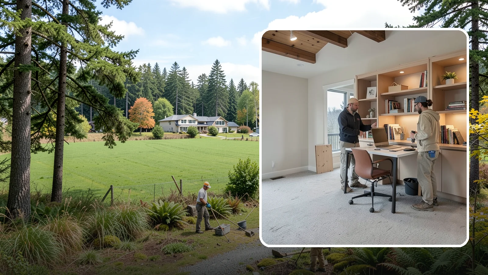 Den Remodeling in Lyman, Skagit County, WA - We remodel dens into warm, versatile retreats for reading, working, or unwinding.