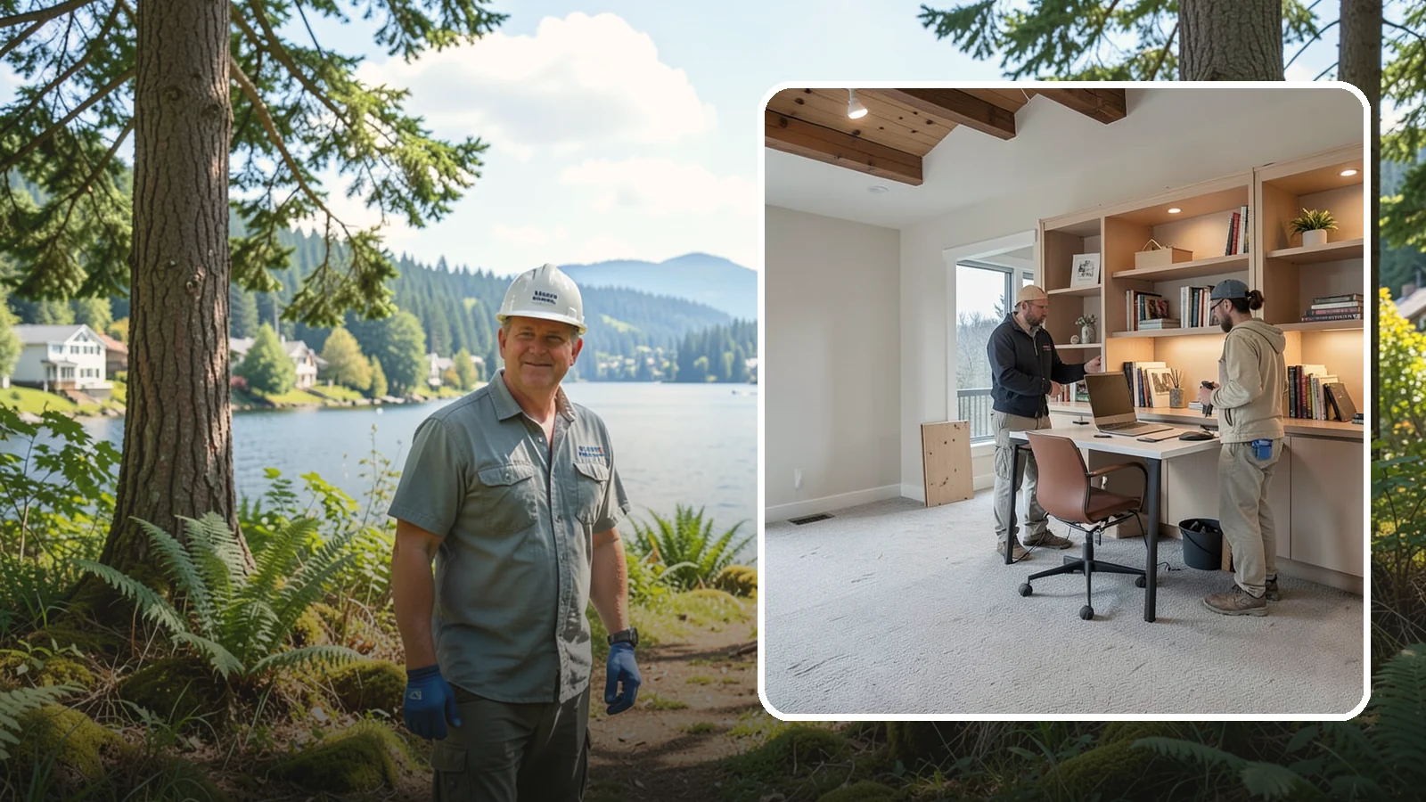 Den Remodeling in Milton, King County, WA - We remodel dens into warm, versatile retreats for reading, working, or unwinding.