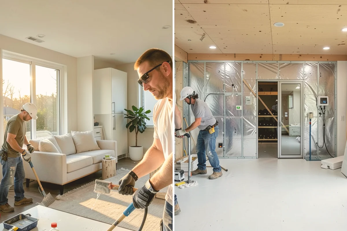 Den Remodeling in Milton, King County, WA - We discuss how you want the den to function