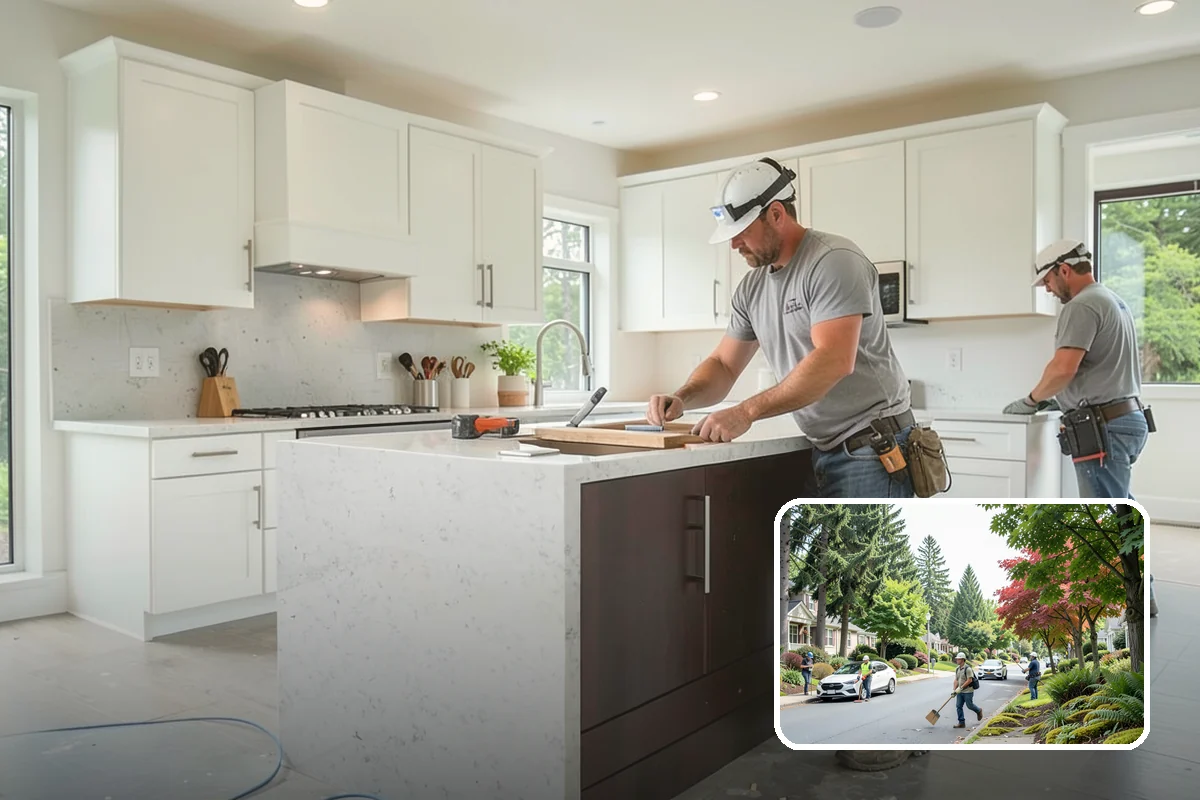 Design-Build Services in Beaux Arts Village, King County, WA - Single team responsible for design and construction