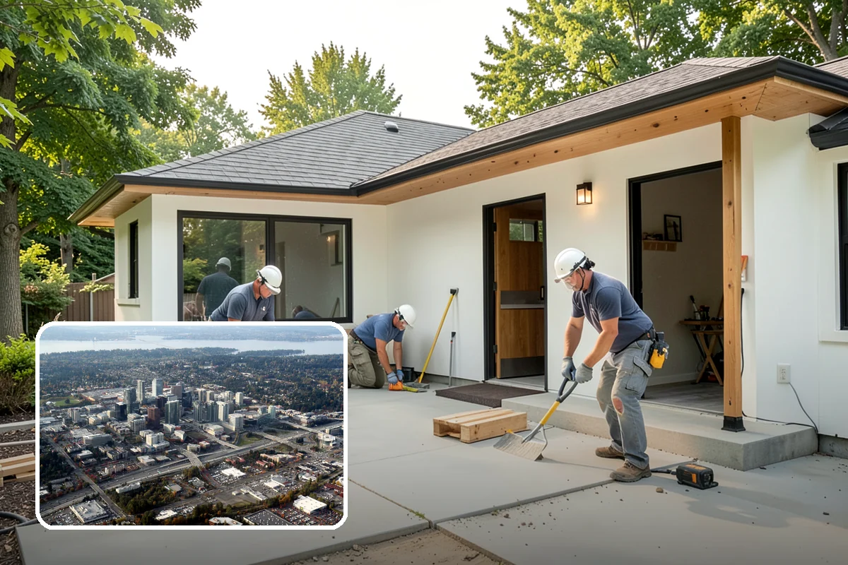 Design-Build Services in Bellevue, King County, WA - Single team responsible for design and construction