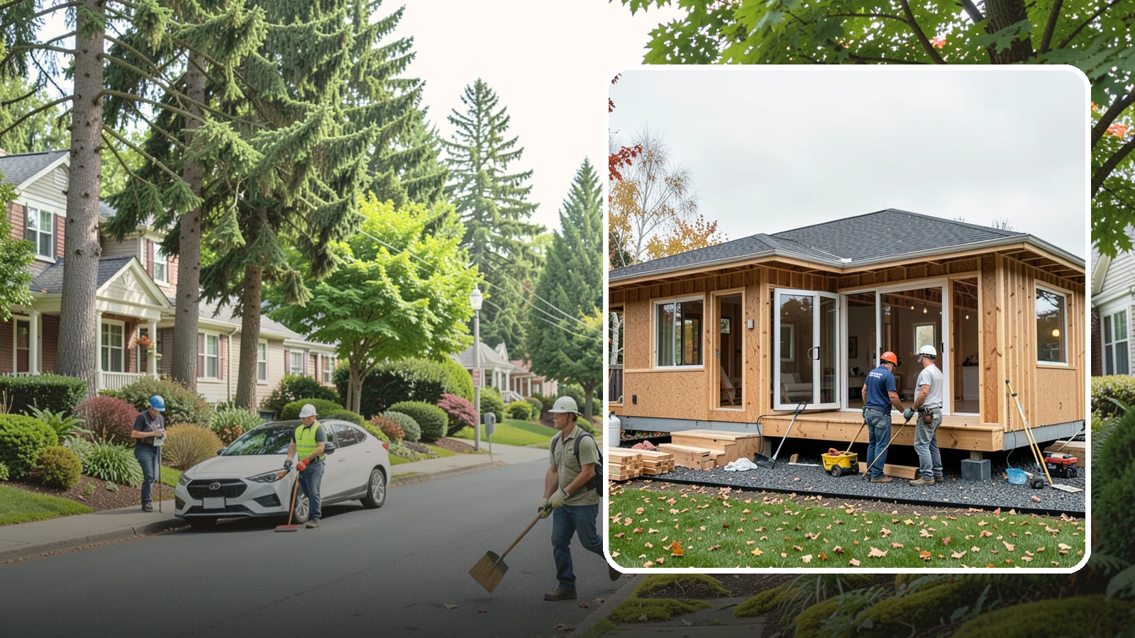 Detached ADU Construction in Beaux Arts Village, King County, WA - Detached ADU construction that delivers a private, standalone dwelling in your Western Washington backyard.