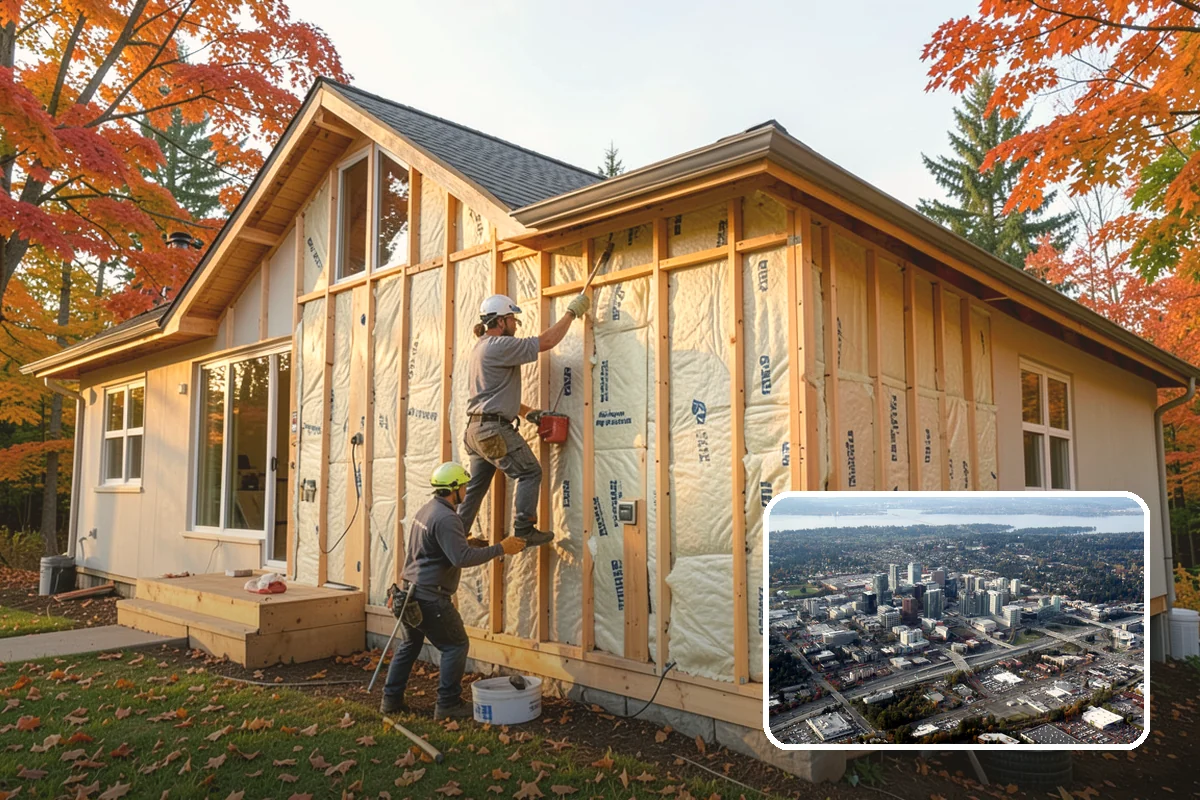 Detached ADU Construction in Bellevue, King County, WA - Complete privacy in a standalone structure