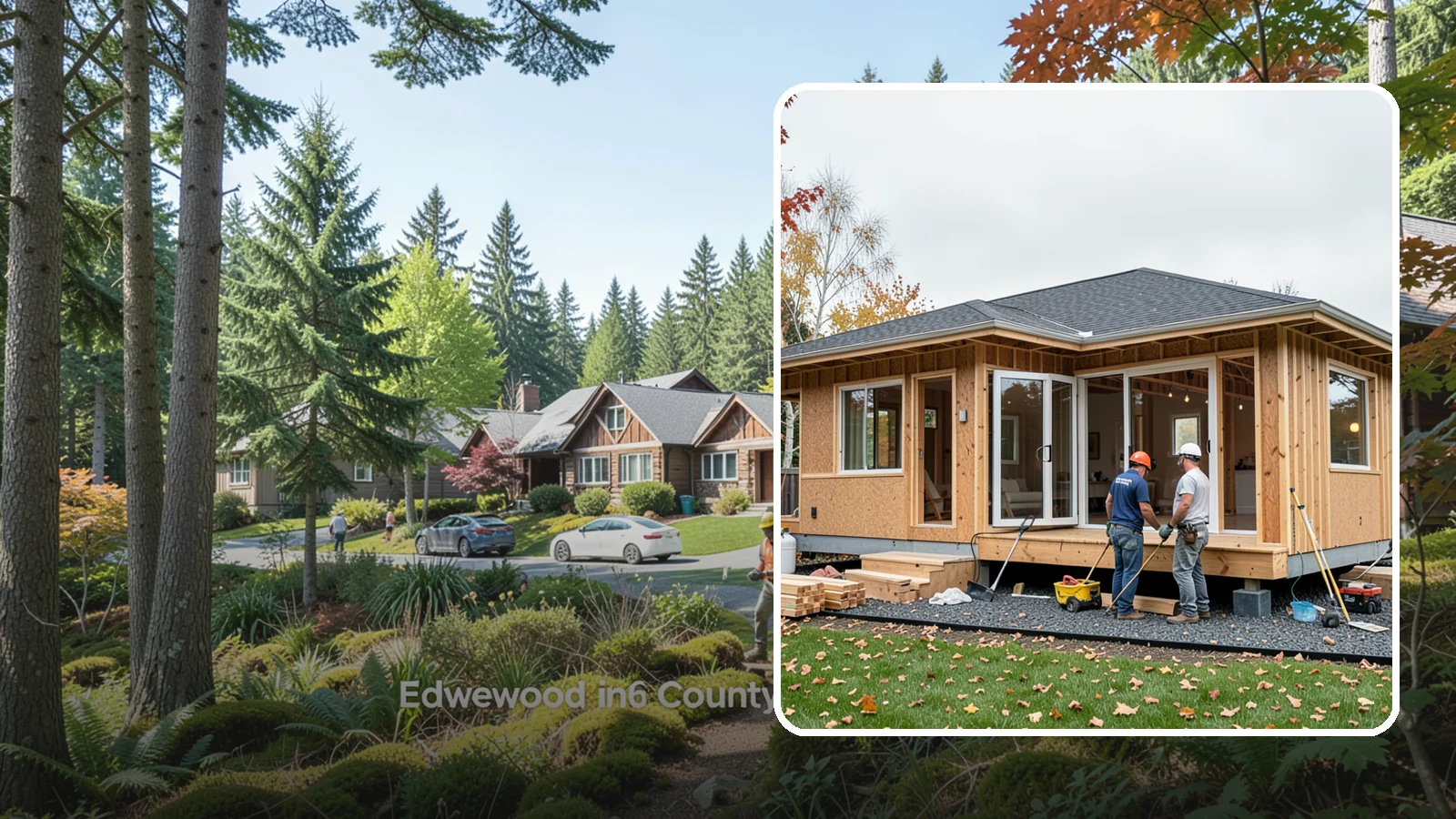 Detached ADU Construction in Edgewood, Pierce County, WA - Detached ADU construction that delivers a private, standalone dwelling in your Western Washington backyard.