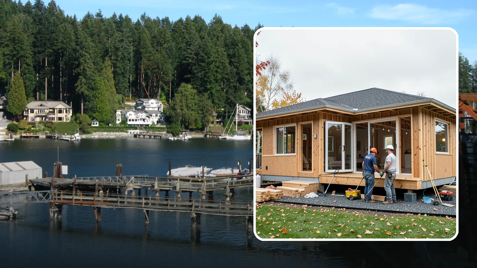 Detached ADU Construction in Gig Harbor, Pierce County, WA - Detached ADU construction that delivers a private, standalone dwelling in your Western Washington backyard.