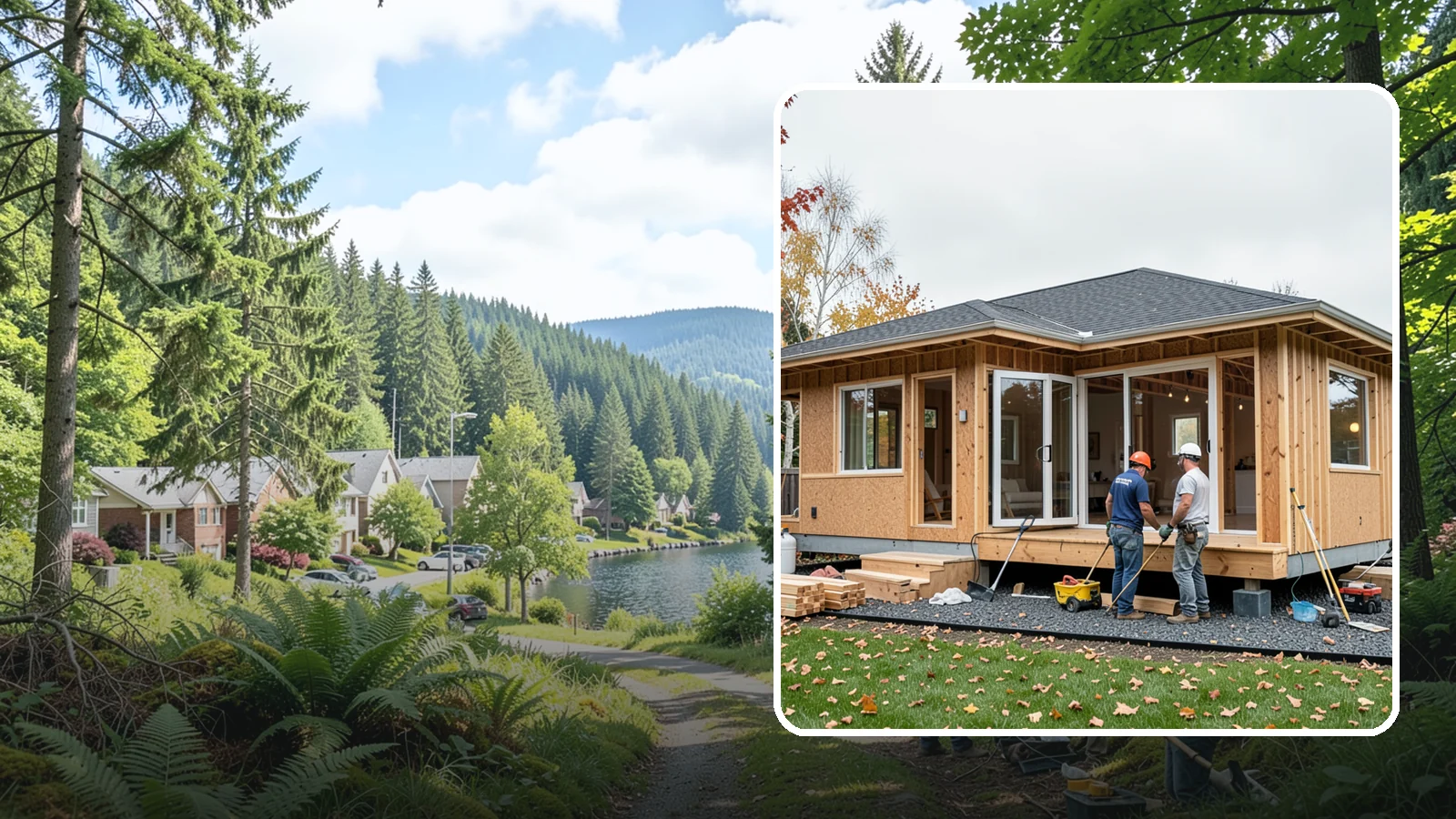 Detached ADU Construction in Lake Forest Park, King County, WA - Detached ADU construction that delivers a private, standalone dwelling in your Western Washington backyard.