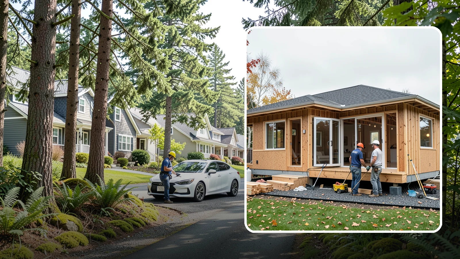 Detached ADU Construction in Normandy Park, King County, WA - Detached ADU construction that delivers a private, standalone dwelling in your Western Washington backyard.