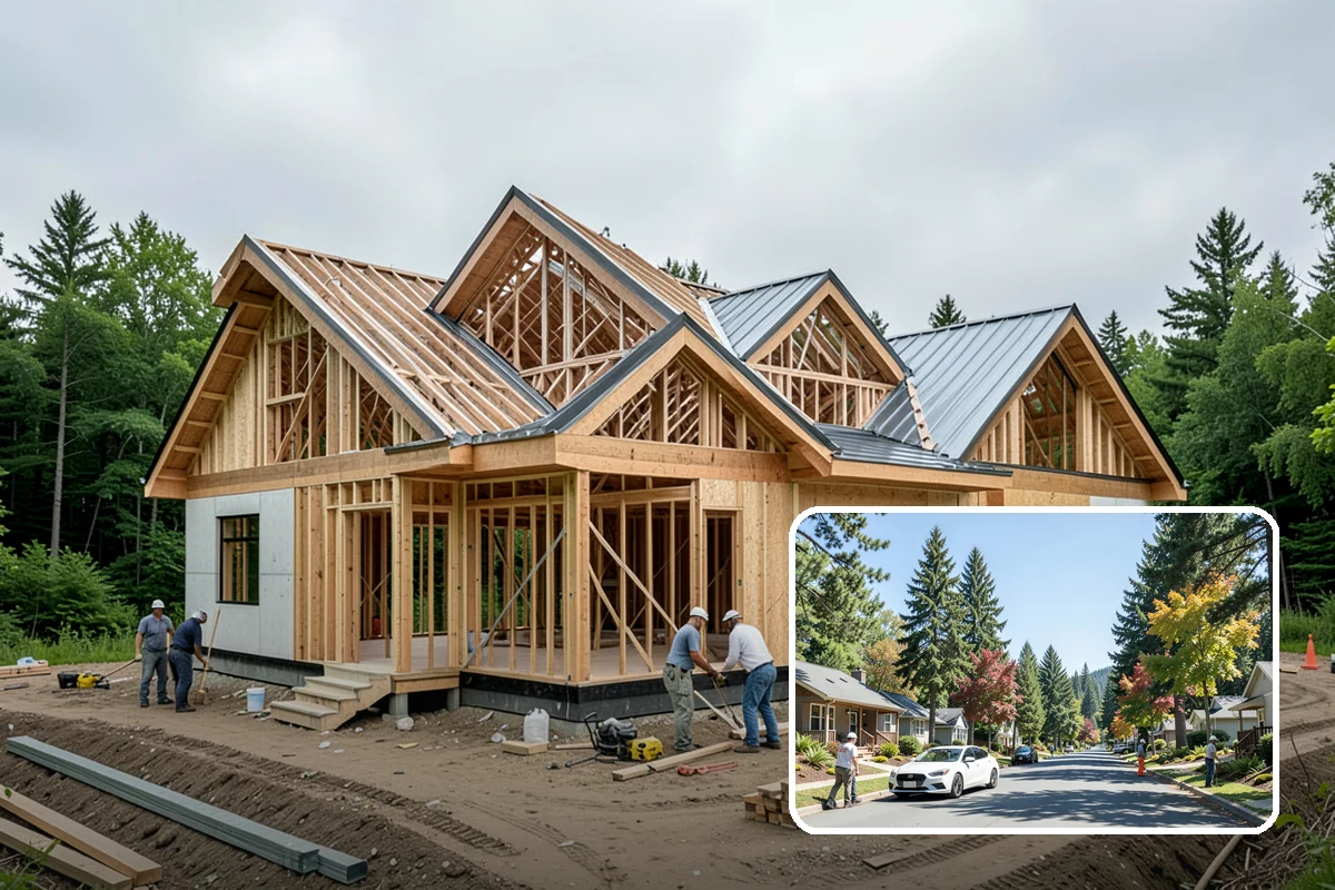 Detached ADU Construction in Orting, Pierce County, WA - Complete privacy in a standalone structure