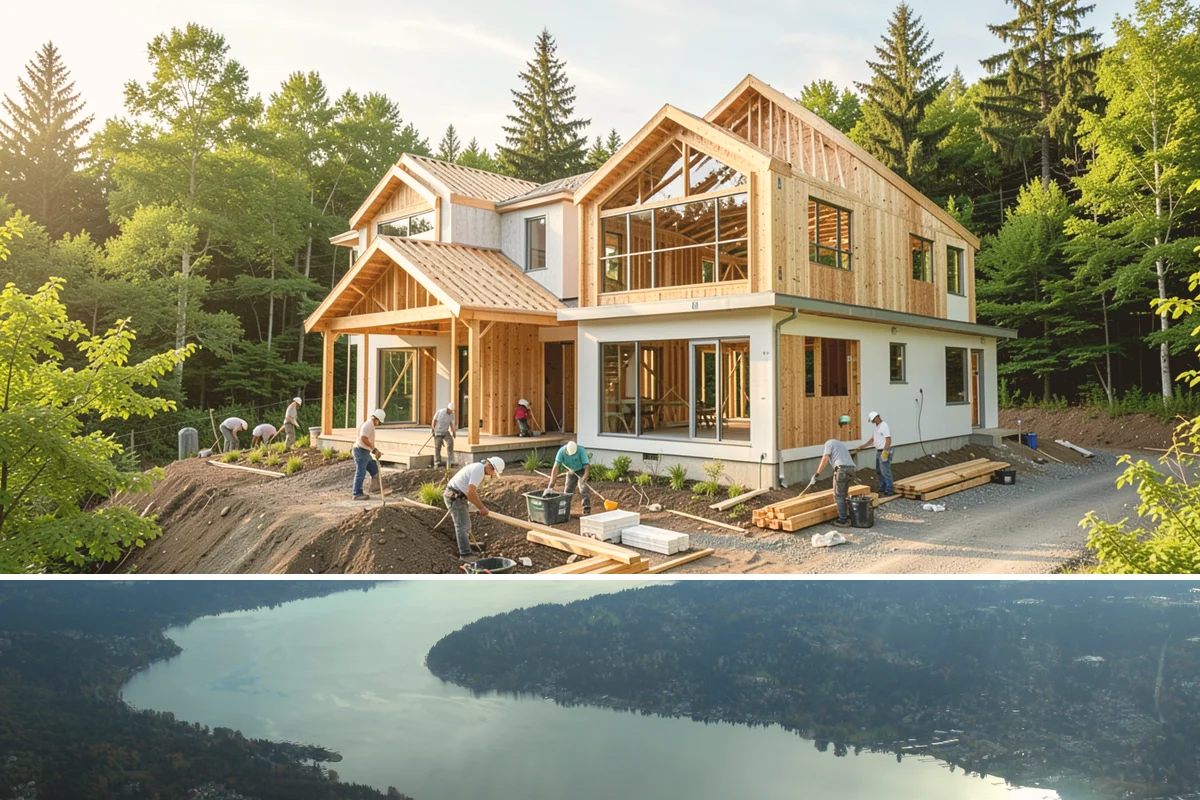 Detached ADU Construction in Sammamish, King County, WA - Because a detached unit requires new foundation and exterior work, scheduling the shell during late spring through early fall...