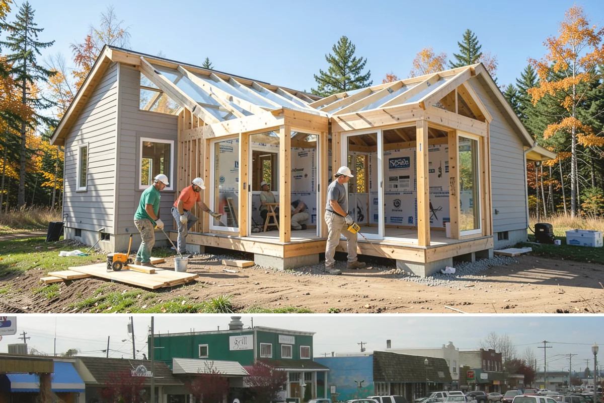 Detached ADU Construction in Stanwood, Snohomish County, WA - Because a detached unit requires new foundation and exterior work, scheduling the shell during late spring through early fall...