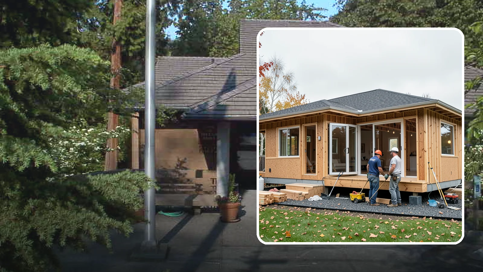 Detached ADU Construction in Yarrow Point, King County, WA - Detached ADU construction that delivers a private, standalone dwelling in your Western Washington backyard.