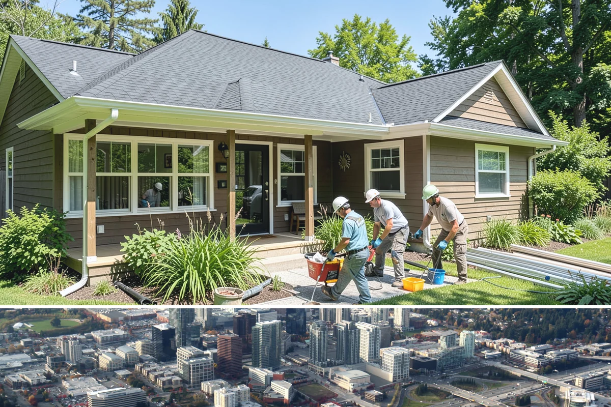 Door & Window Casing Installation in Bellevue, King County, WA - Interior casing work runs on schedule through every PNW season, making it a reliable winter and rainy-day project.