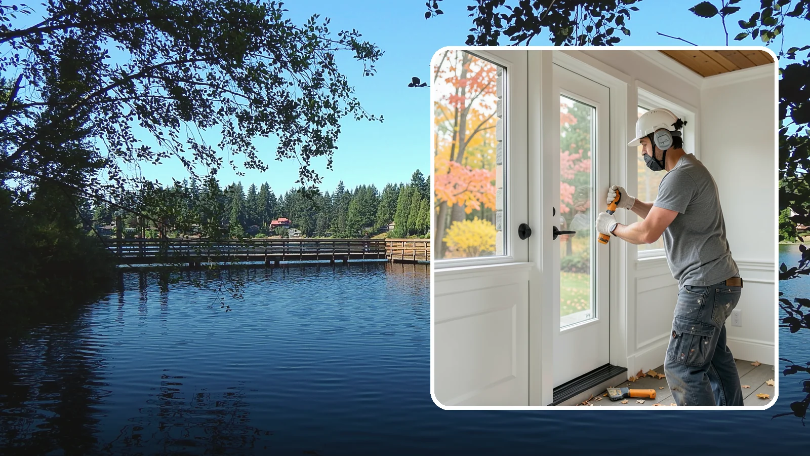 Door & Window Casing Installation in Federal Way, King County, WA - Well-fitted door and window casing that frames every opening with balanced proportions and tight joints.