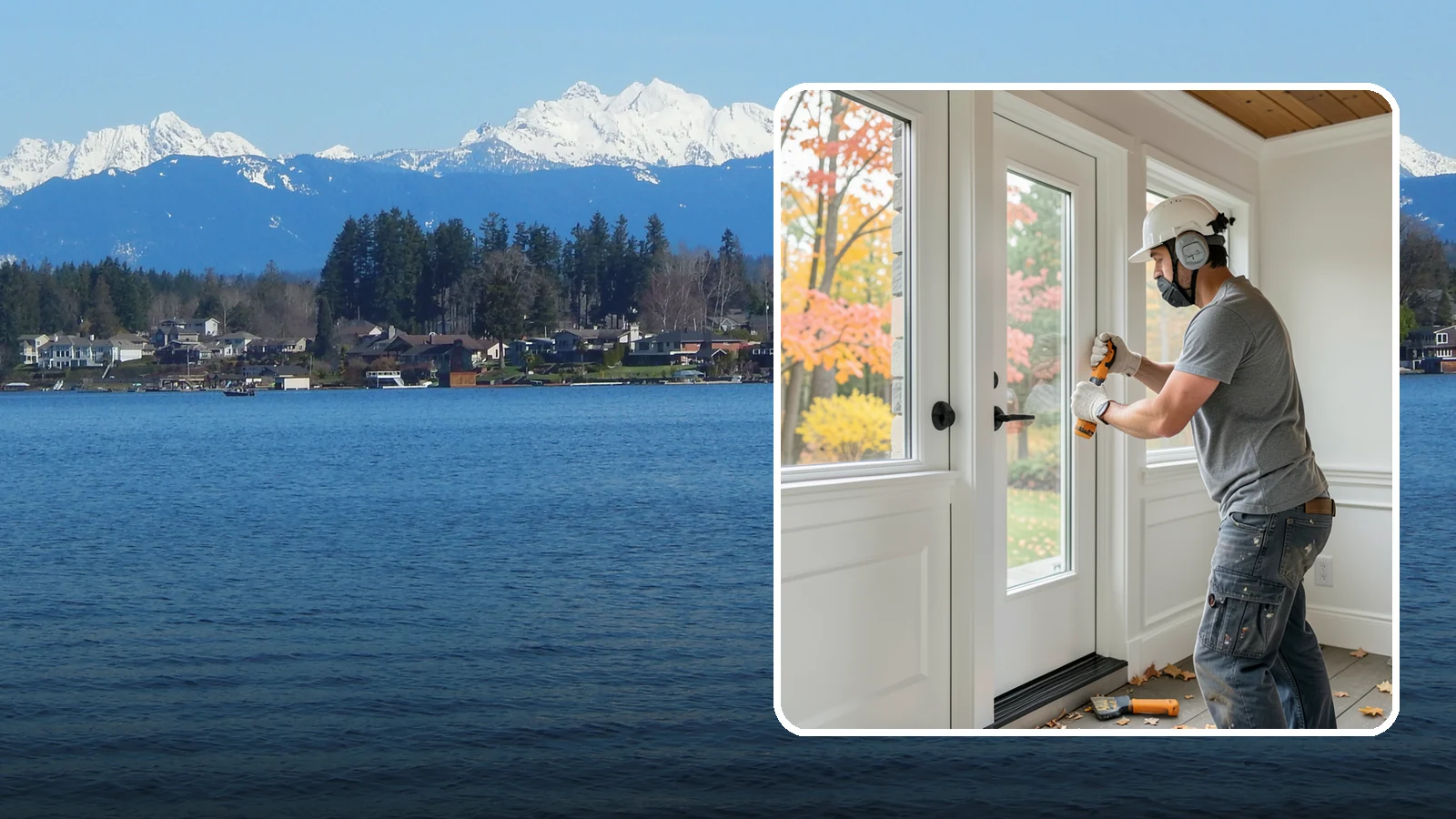 Door & Window Casing Installation in Lake Stevens, Snohomish County, WA - Well-fitted door and window casing that frames every opening with balanced proportions and tight joints.
