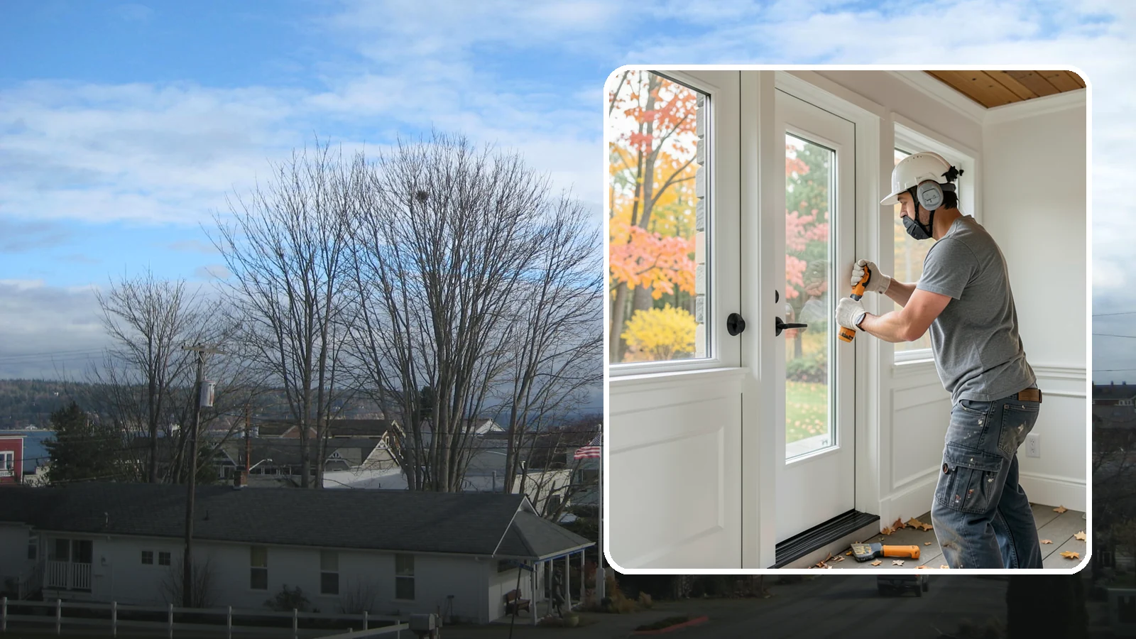 Door & Window Casing Installation in Langley, Island County, WA - Well-fitted door and window casing that frames every opening with balanced proportions and tight joints.