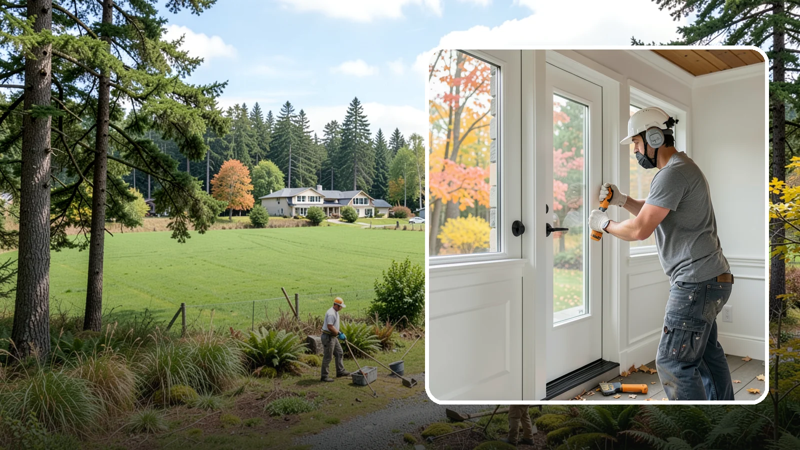 Door & Window Casing Installation in Lyman, Skagit County, WA - Well-fitted door and window casing that frames every opening with balanced proportions and tight joints.