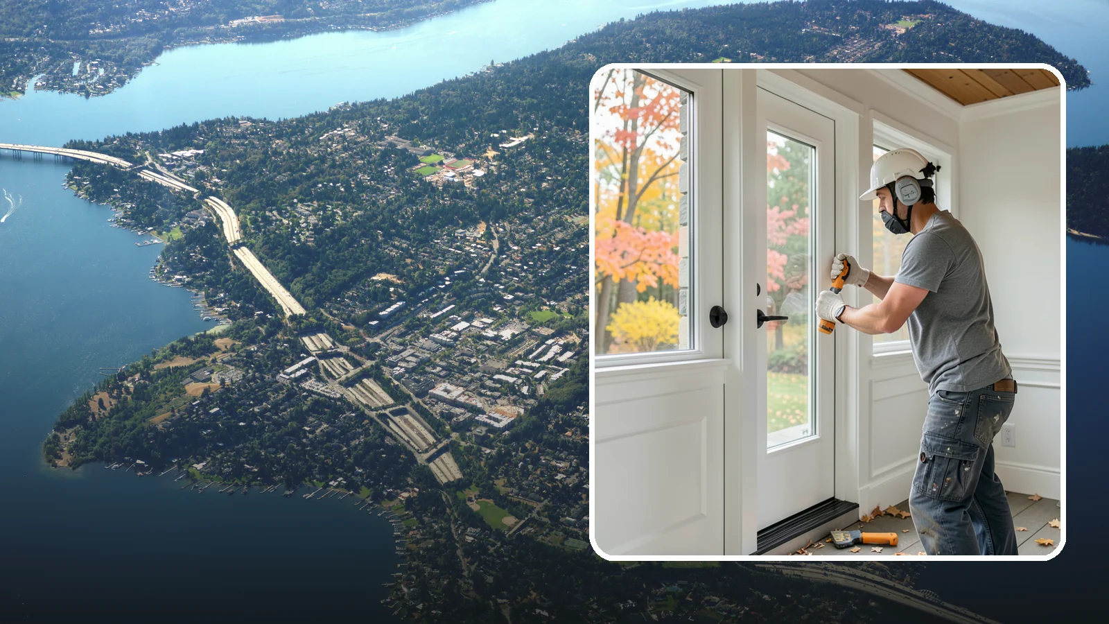 Door & Window Casing Installation in Mercer Island, King County, WA - Well-fitted door and window casing that frames every opening with balanced proportions and tight joints.