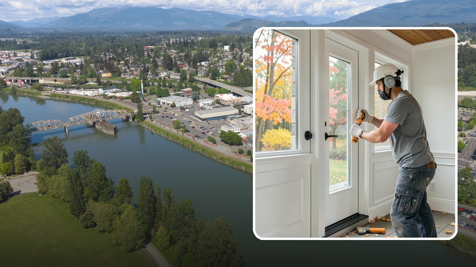 Door & Window Casing Installation in Mount Vernon, Skagit County, WA - Well-fitted door and window casing that frames every opening with balanced proportions and tight joints.