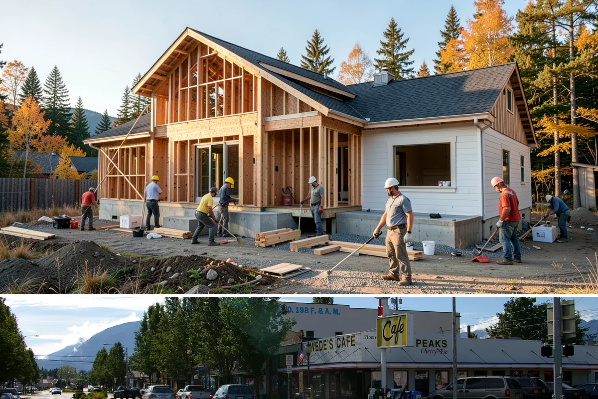 Door & Window Casing Installation in North Bend, King County, WA - Interior casing work runs on schedule through every PNW season, making it a reliable winter and rainy-day project.