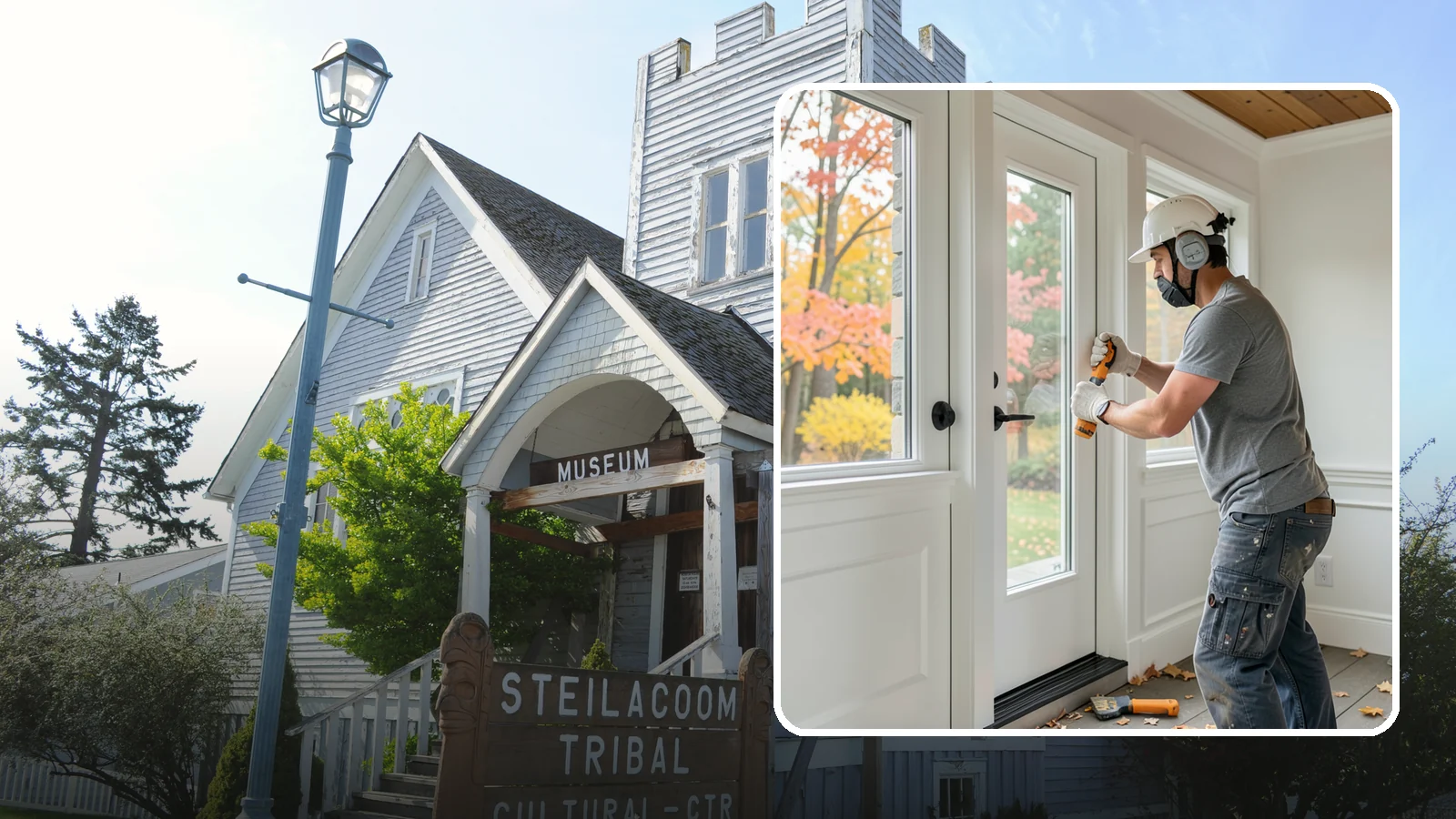 Door & Window Casing Installation in Steilacoom, Pierce County, WA - Well-fitted door and window casing that frames every opening with balanced proportions and tight joints.