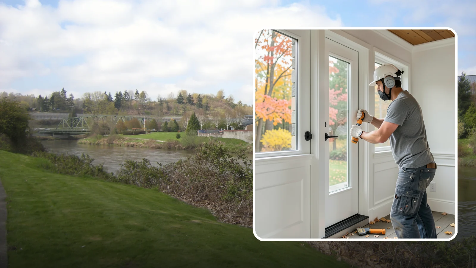 Door & Window Casing Installation in Tukwila, King County, WA - Well-fitted door and window casing that frames every opening with balanced proportions and tight joints.