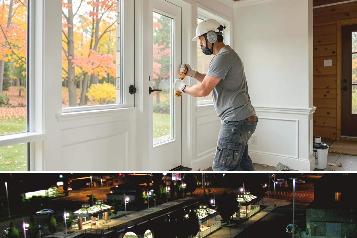 Door Framing in Auburn, King County, WA - Interior framing runs year-round, while exterior openings are best framed during drier weather.