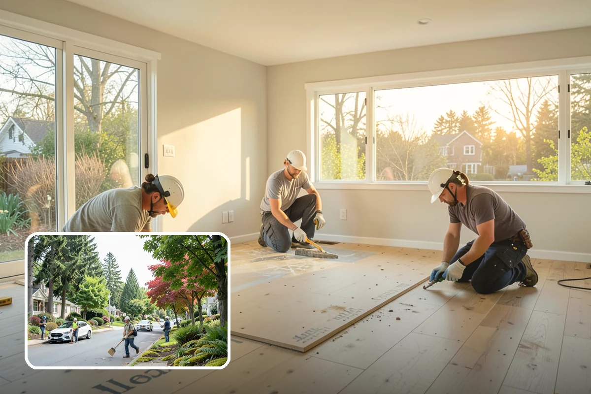 Door Framing in Beaux Arts Village, King County, WA - Correctly sized, square openings for clean door fits