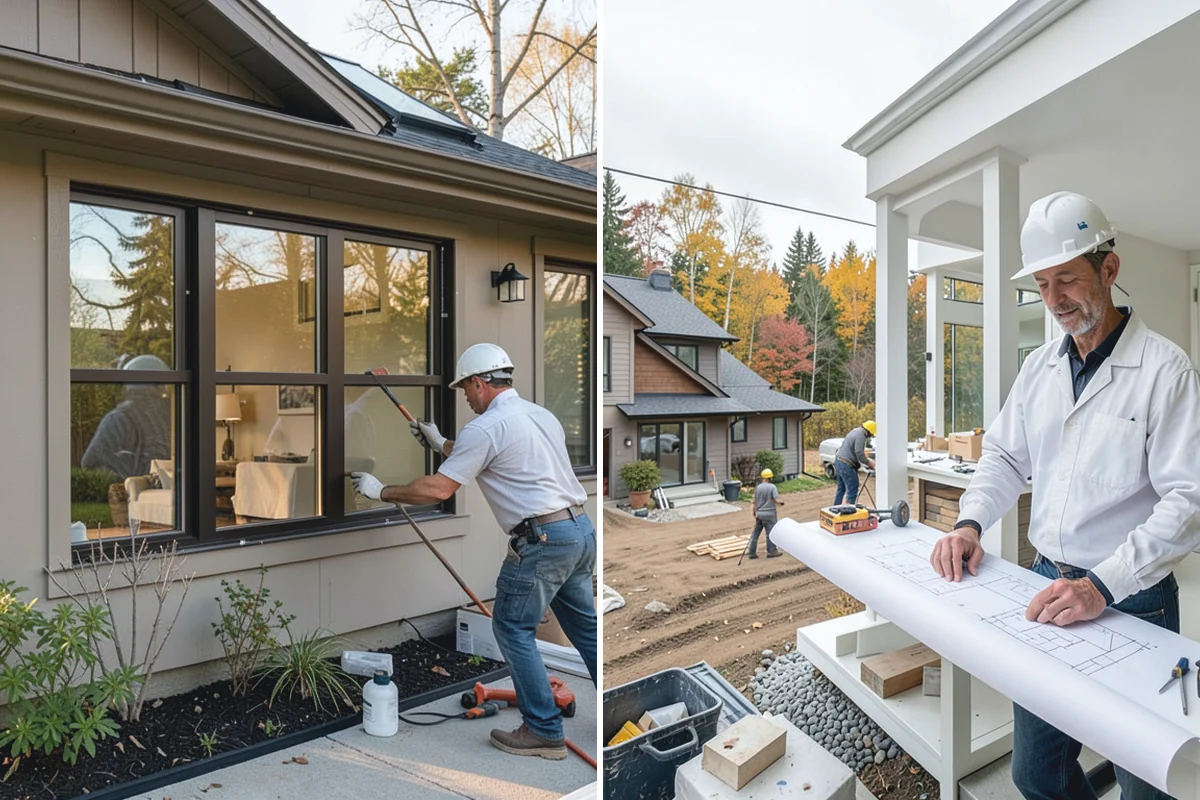 Door Framing in Beaux Arts Village, King County, WA - Lay out the opening and verify structural and code requirements