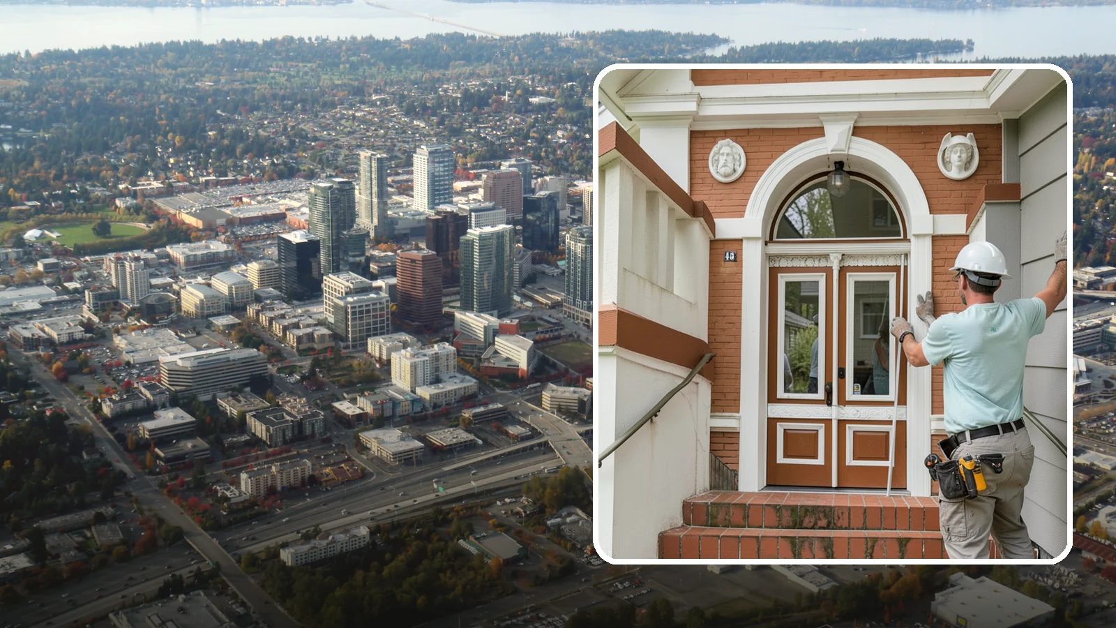 Door Framing in Bellevue, King County, WA - Structural door framing that creates or resizes openings correctly and to code.