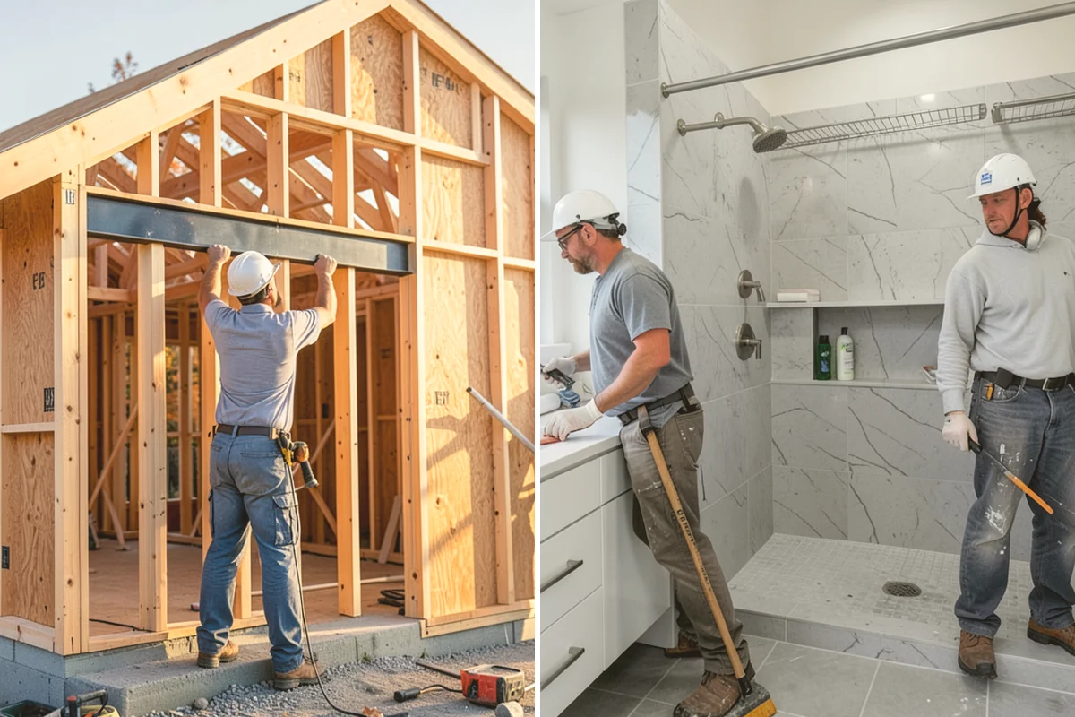 Door Framing in Brier, Snohomish County, WA - Lay out the opening and verify structural and code requirements