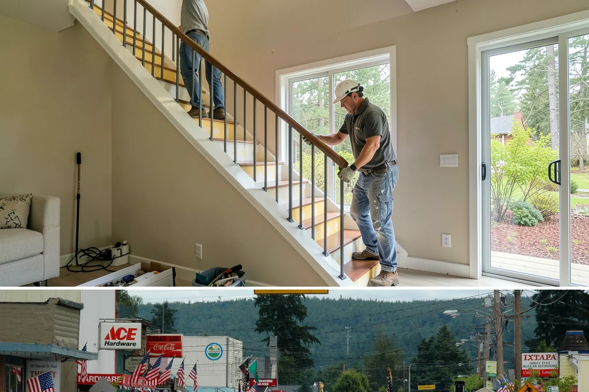 Door Framing in Carnation, King County, WA - Interior framing runs year-round, while exterior openings are best framed during drier weather.