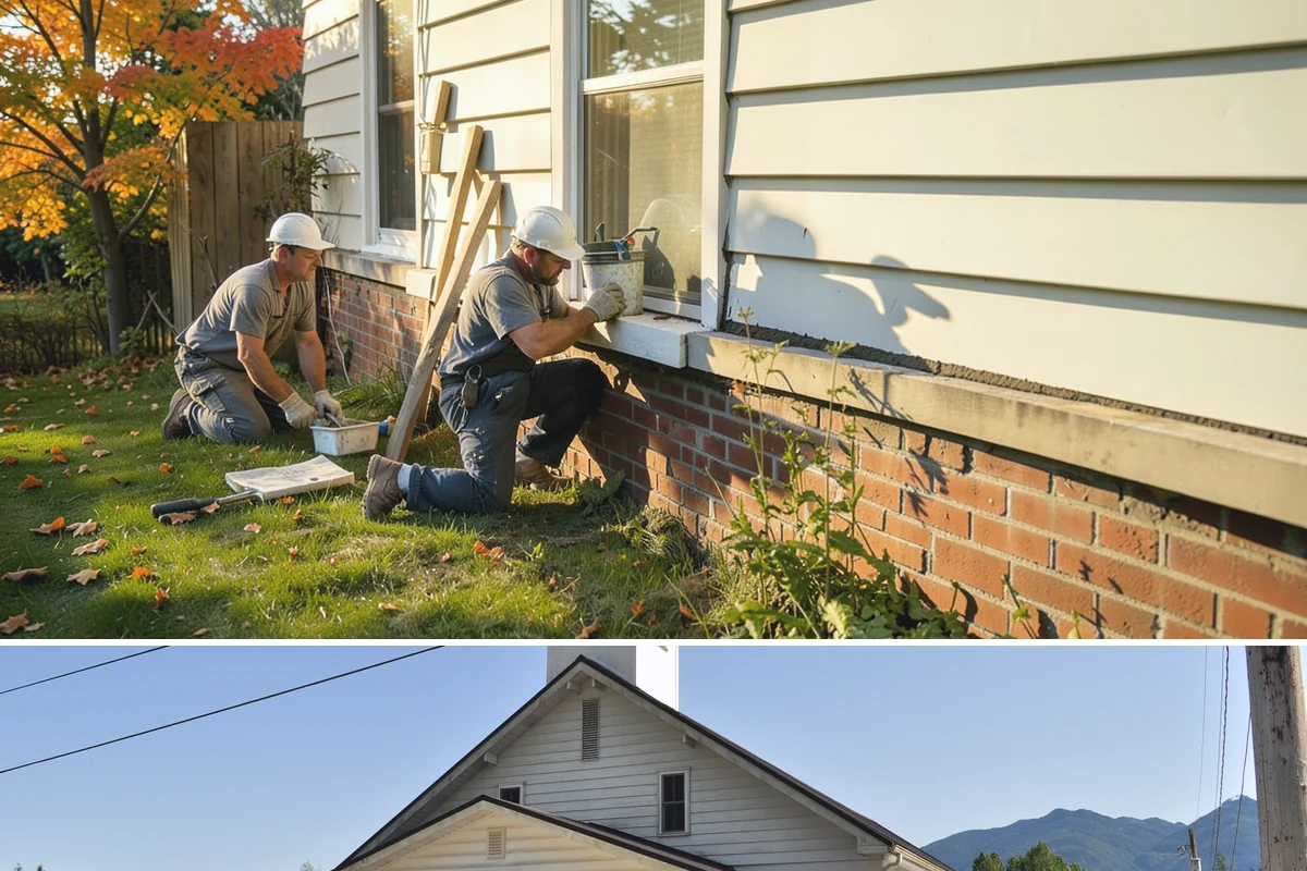 Door Framing in Concrete, Skagit County, WA - Interior framing runs year-round, while exterior openings are best framed during drier weather.