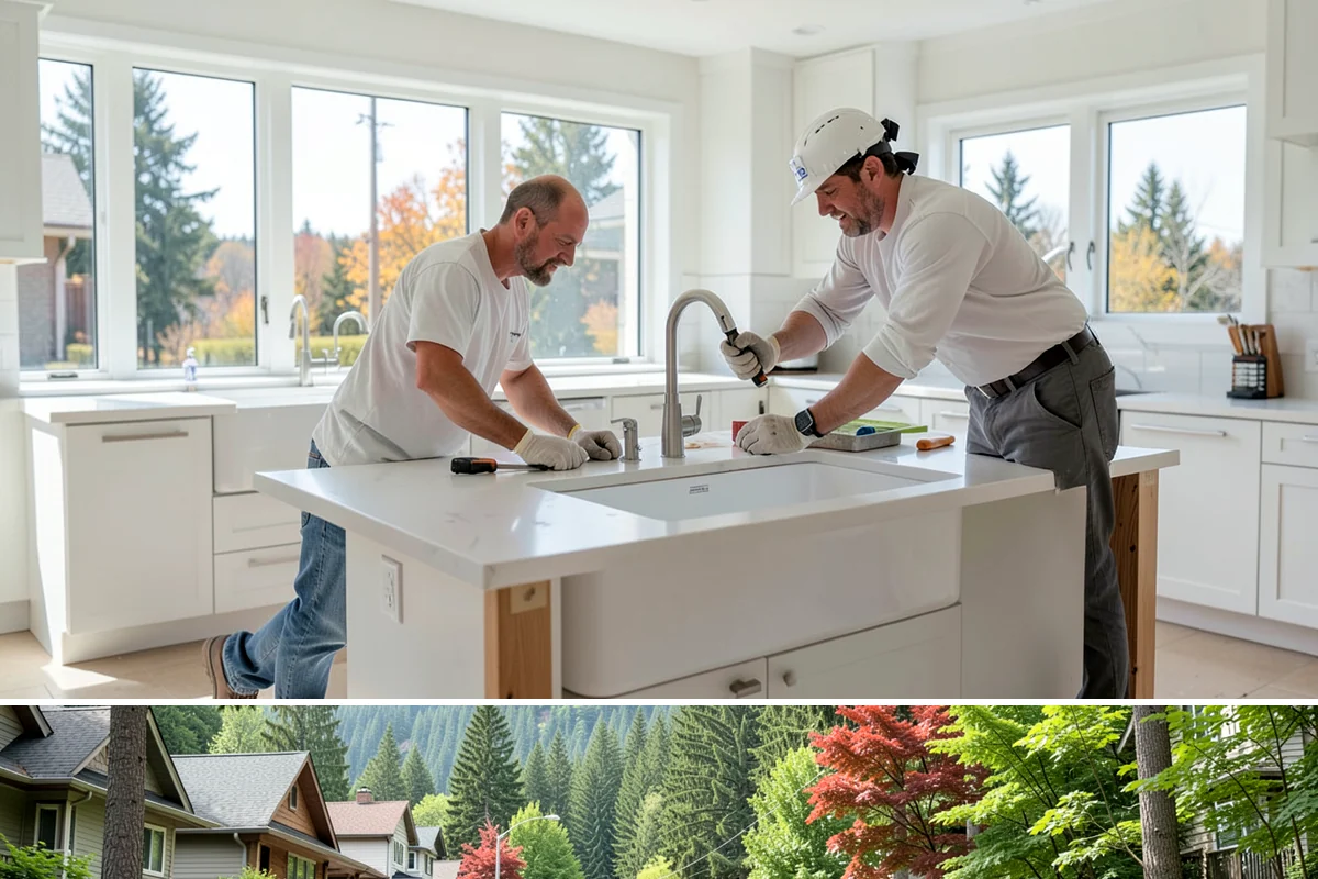 Door Framing in Darrington, Snohomish County, WA - Interior framing runs year-round, while exterior openings are best framed during drier weather.