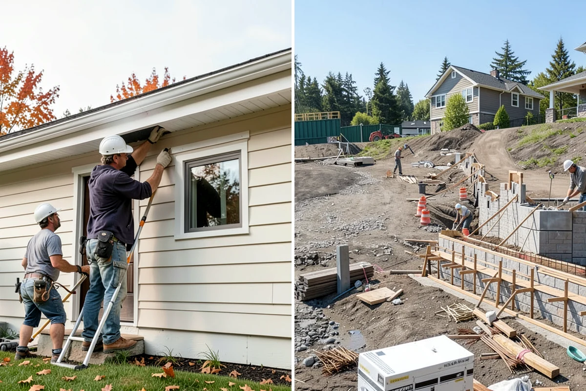 Door Framing in Enumclaw, King County, WA - Lay out the opening and verify structural and code requirements