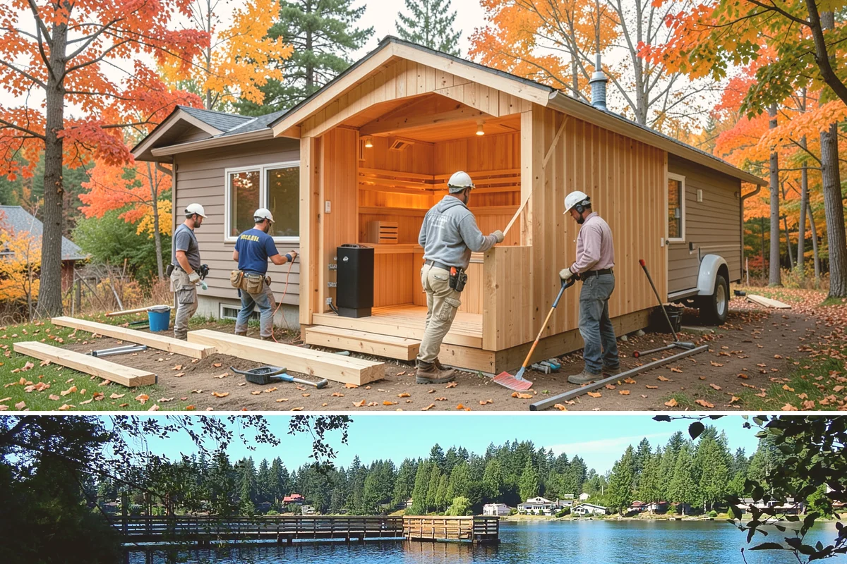 Door Framing in Federal Way, King County, WA - Interior framing runs year-round, while exterior openings are best framed during drier weather.