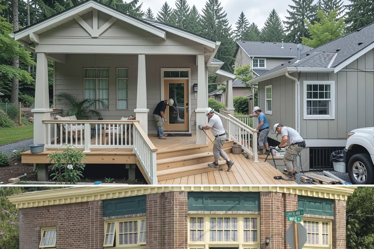 Door Framing in Hamilton, Skagit County, WA - Interior framing runs year-round, while exterior openings are best framed during drier weather.