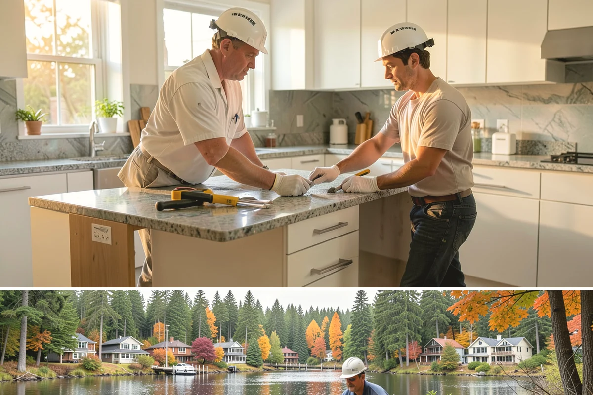Door Framing in La Conner, Skagit County, WA - Interior framing runs year-round, while exterior openings are best framed during drier weather.