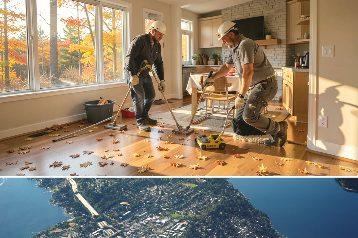 Door Framing in Mercer Island, King County, WA - Interior framing runs year-round, while exterior openings are best framed during drier weather.