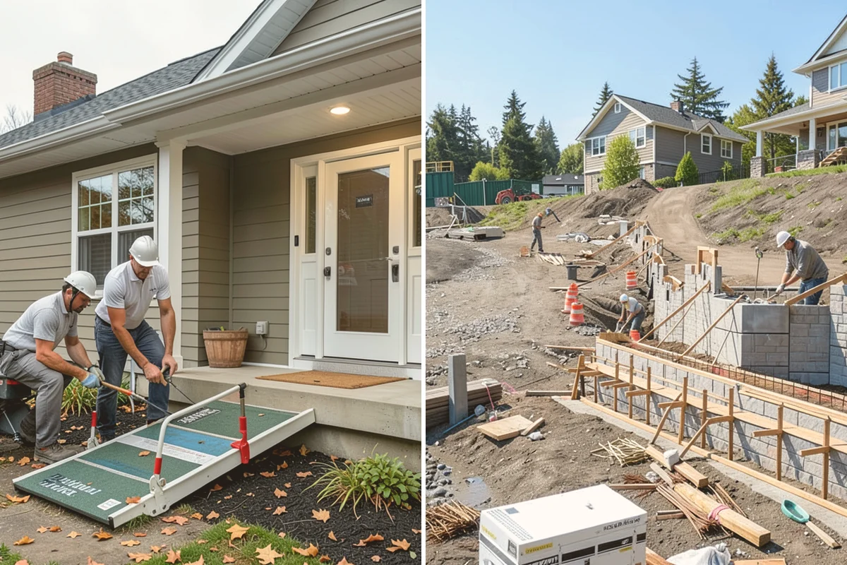 Door Framing in Mount Vernon, Skagit County, WA - Lay out the opening and verify structural and code requirements