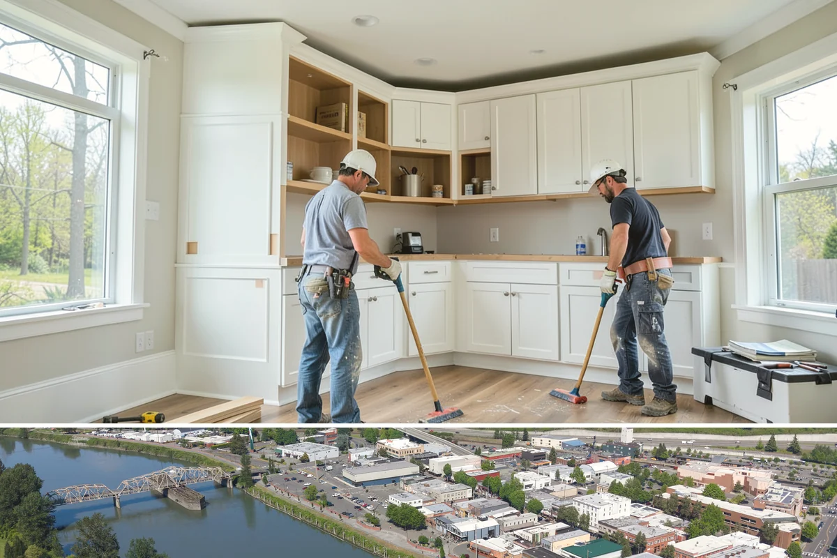 Door Framing in Mount Vernon, Skagit County, WA - Interior framing runs year-round, while exterior openings are best framed during drier weather.