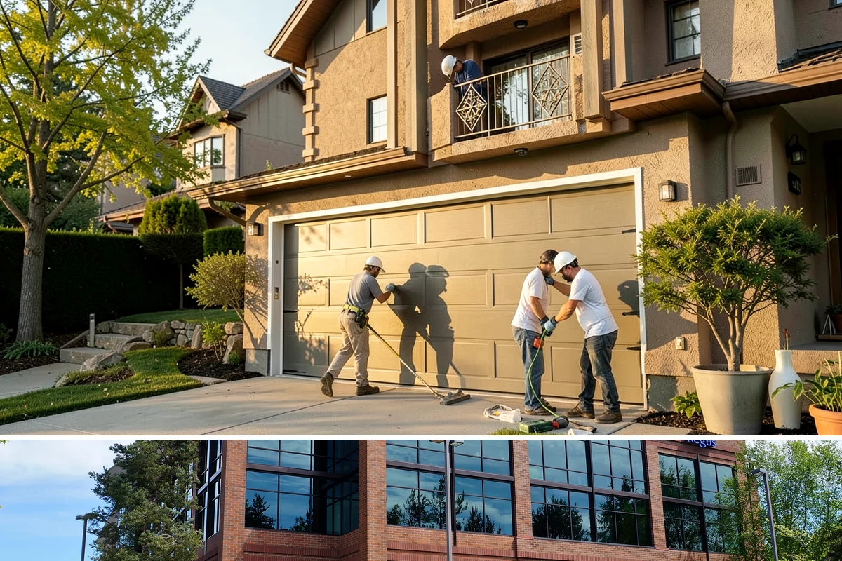 Door Framing in Mountlake Terrace, Snohomish County, WA - Interior framing runs year-round, while exterior openings are best framed during drier weather.