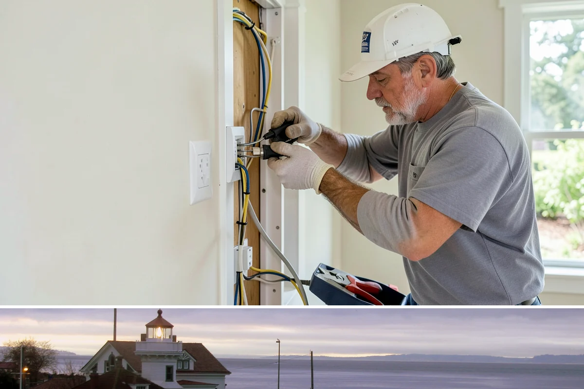 Door Framing in Mukilteo, Snohomish County, WA - Interior framing runs year-round, while exterior openings are best framed during drier weather.