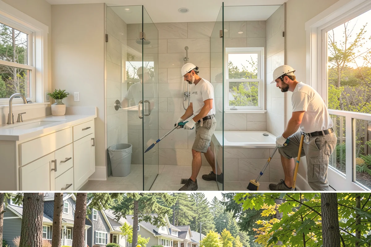 Door Framing in Normandy Park, King County, WA - Interior framing runs year-round, while exterior openings are best framed during drier weather.