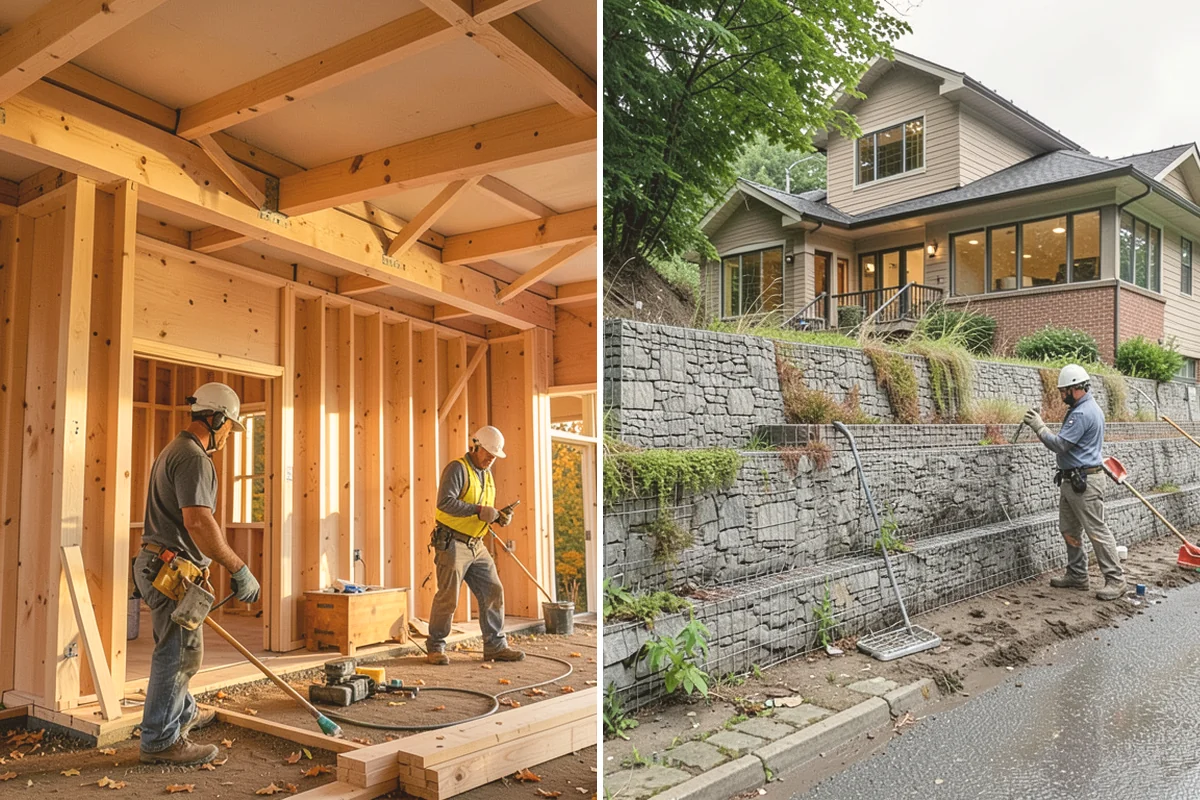 Door Framing in Orting, Pierce County, WA - Lay out the opening and verify structural and code requirements