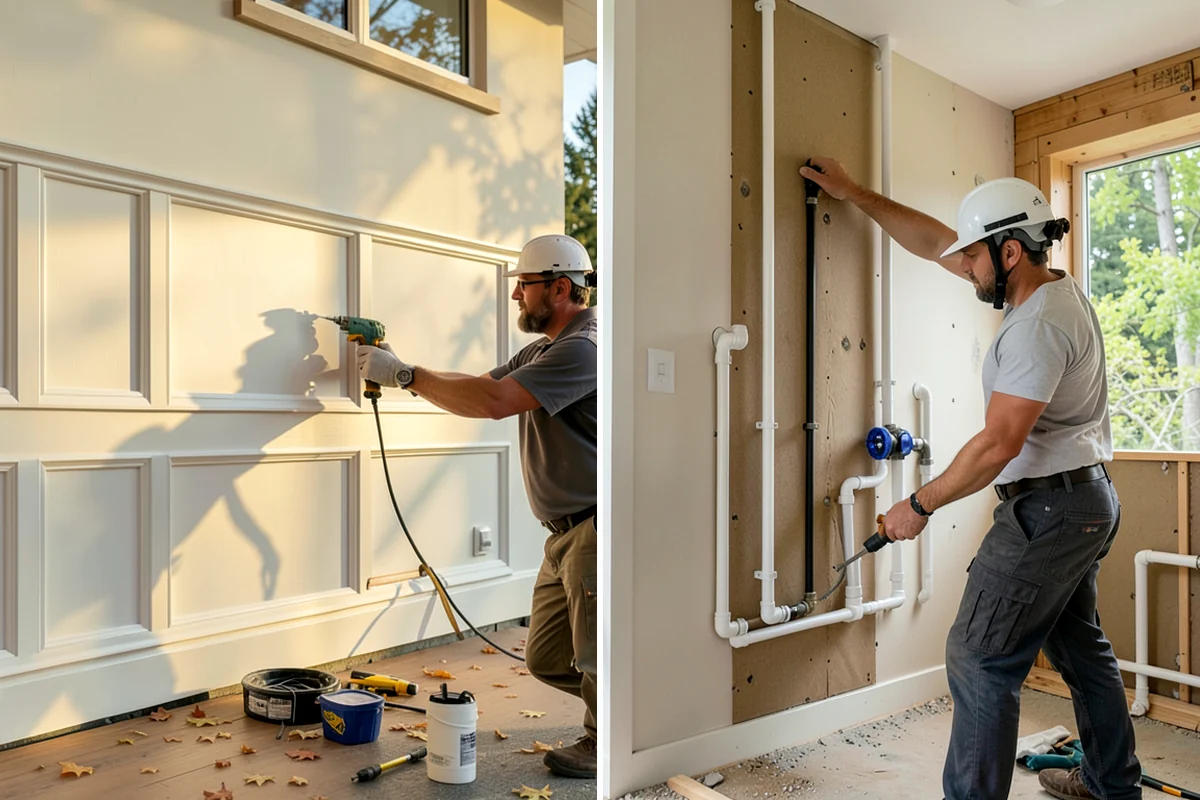 Door Framing in Shoreline, King County, WA - Lay out the opening and verify structural and code requirements