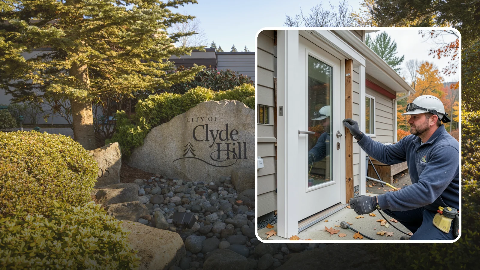 Door Repair in Clyde Hill, King County, WA - Door repair that fixes sticking, sagging, and drafty doors throughout your home.