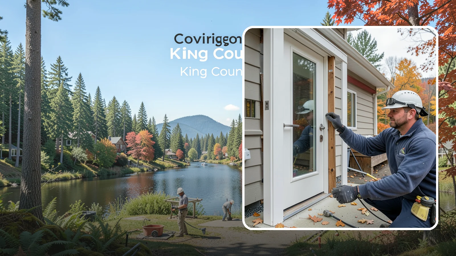Door Repair in Covington, King County, WA - Door repair that fixes sticking, sagging, and drafty doors throughout your home.