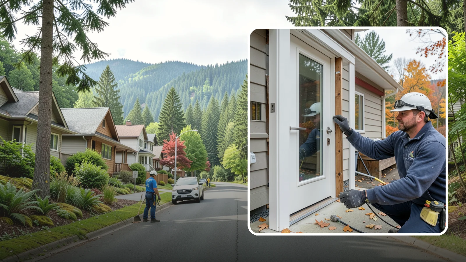 Door Repair in Darrington, Snohomish County, WA - Door repair that fixes sticking, sagging, and drafty doors throughout your home.
